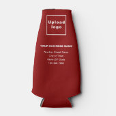 ビジネスブランドレッドボトルクール ボトルクーラー (正面)