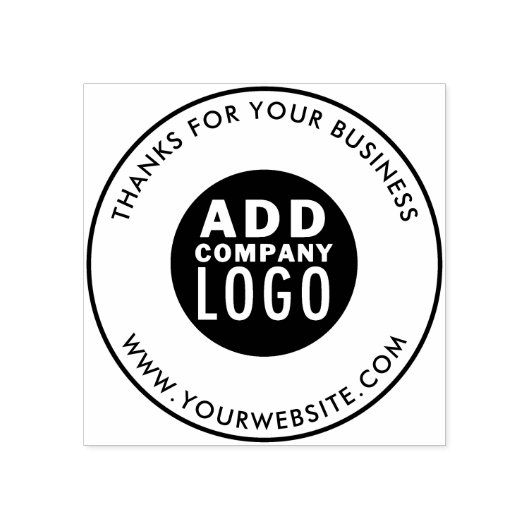 ビジネスブランドロゴカスタムDIY ラバースタンプ (インプリント)