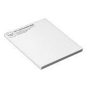 ビジネスブランド白黒見出し小 ノートパッド (アングル)