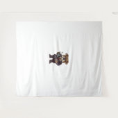 ビジネスブルドッグおもしろい- Office Dog タペストリー (正面(横))