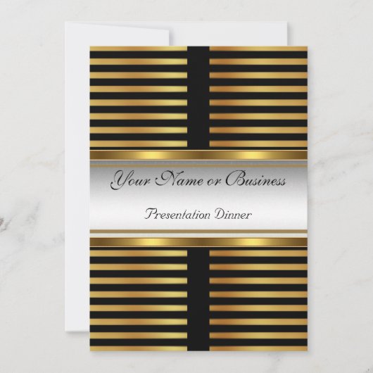 ビジネスプレゼンテーション招待状 招待状 (正面)