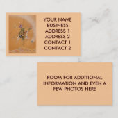 ビジネスプロファイルカード、回転木馬ジェスター 名刺 (正面/裏面)