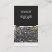 ビジネスプロファイルプロパティ建築の開発 名刺 (裏面)