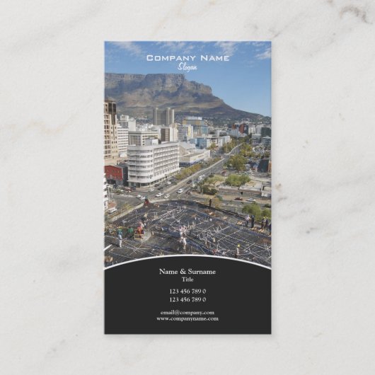 ビジネスプロファイルプロパティ建築の開発 名刺 (正面)