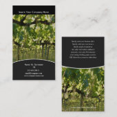 ビジネスプロフィールのワイナリーのブドウ園のブドウ 名刺 (正面/裏面)