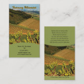 ビジネスプロフィールのワイナリーのブドウ園のブドウ 名刺 (正面/裏面)