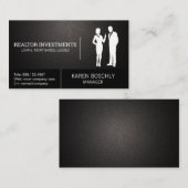 ビジネスプロフェッショナルのロゴ 名刺 (正面/裏面)