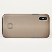 ビジネスプロフェッショナルモノグラム級男性 Case-Mate iPhoneケース (裏面(横))