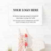 ビジネスプロフェッショナル会社広告ロゴ 横断幕 (インサイチュ)