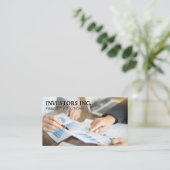 ビジネスプロフェッショナル |財務 名刺 (スタンド正面)