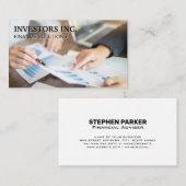 ビジネスプロフェッショナル |財務 名刺 (正面/裏面)