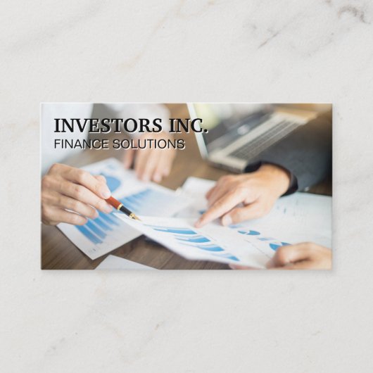 ビジネスプロフェッショナル |財務 名刺 (正面)