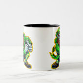 ビジネスプロモパーソナライズされたノロゴツートーン ツートーンマグカップ (中央)