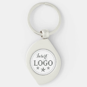 ビジネスプロモーション用ロゴSwirl Keychain キーホルダー
