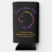 ビジネスプロモーション飲料 スリム缶クーラー (裏面)