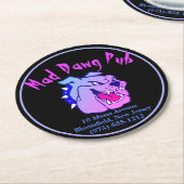 ビジネスプロモーション ラウンドペーパーコースター (アングル)