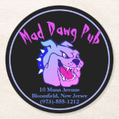 ビジネスプロモーション ラウンドペーパーコースター (正面)