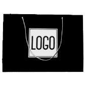 ビジネスプロモーション |ロゴカスタムショッピング(大) ラージペーパーバッグ (裏面)