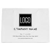 ビジネスプロモーション |ロゴ ラージペーパーバッグ (正面)