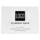 ビジネスプロモーション |ロゴ ラージペーパーバッグ (裏面)