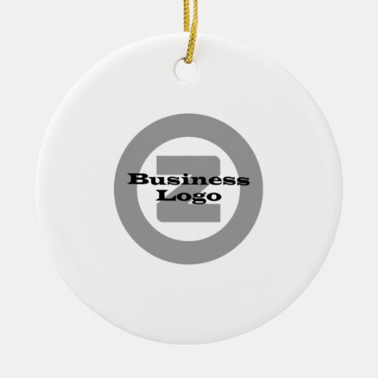 ビジネスプロモーション(個人化して下さい) セラミックオーナメント (正面)