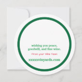 ビジネスホリデーカスタムカード 招待状 (裏面)