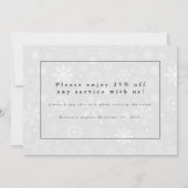 ビジネスホリデーカード写真の追加 (裏面)