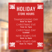 ビジネスホリデーストアアワーズレッドデコセパレーションカスタム ウィンドウサイン (シート2)