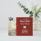 ビジネスホリデーセールプロモーションはがき ポストカード (スタンド正面)