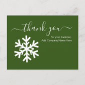 ビジネスホリデー感謝 ポストカード (正面)