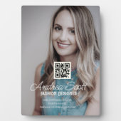 ビジネスボスの追加フォト名q r rコード文字 フォトプラーク (正面)