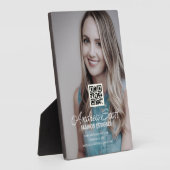 ビジネスボスの追加フォト名q r rコード文字 フォトプラーク (側面)