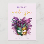 ビジネスマルディグラスマスカレード ポストカード (正面)