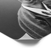 ビジネスマンがビールを飲む ポスター (角)