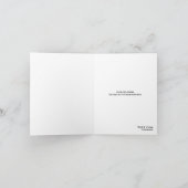 ビジネスマンのスーツありがとうあいさつカード カード (内部)