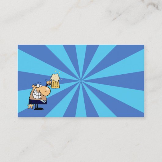 ビジネスマンの乾杯 名刺 (正面)