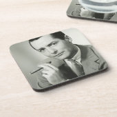 ビジネスマンの喫煙のシガー コースター (左側)