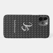 「ビジネスマンの成功」個人的なシルバー・モノグラム Case-Mate iPhoneケース (裏面(横))