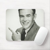 ビジネスマンの指すこと マウスパッド (マウス)