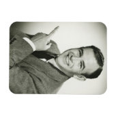 ビジネスマンの指示 マグネット (横)