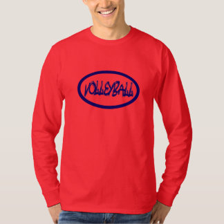 ビジネスマンの長袖ティーに立つ Tシャツ