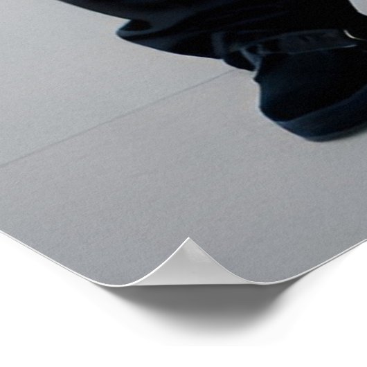 ビジネスマンはスーツを着ている ポスター (角)