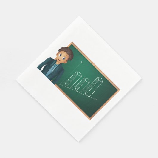 ビジネスマンプレゼン紙ナプキンス スタンダードランチョンナプキン (角)