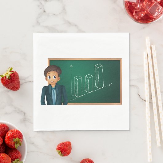 ビジネスマンプレゼン紙ナプキンス スタンダードランチョンナプキン