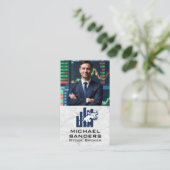 ビジネスマン | 株式ファイナンス 名刺 (スタンド正面)