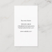 ビジネスマン | 株式ファイナンス 名刺 (裏面)