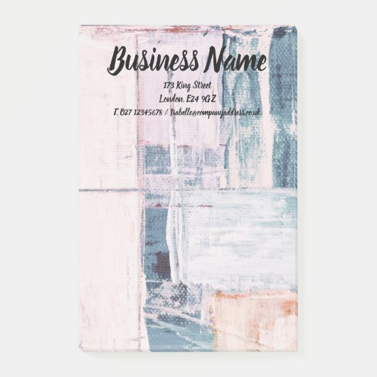 ビジネスマーケティングカスタムパーソナライズされた ポストイット (正面)