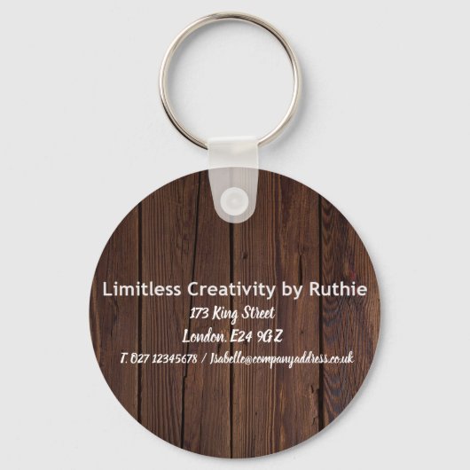 ビジネスマーケティングパーソナライズされたロゴ キーホルダー (正面)