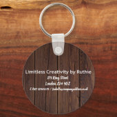 ビジネスマーケティングパーソナライズされたロゴ キーホルダー (正面)