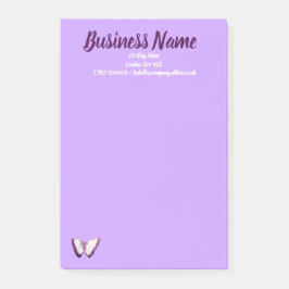 ビジネスマーケティングパーソナライズされた項目の紫 ポストイット